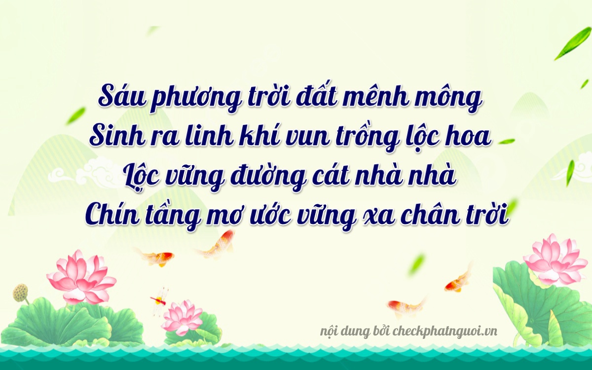 Bài thơ ý nghĩa cho <b>biển số 67L2-86669</b> tại website checkphatnguoi.vn