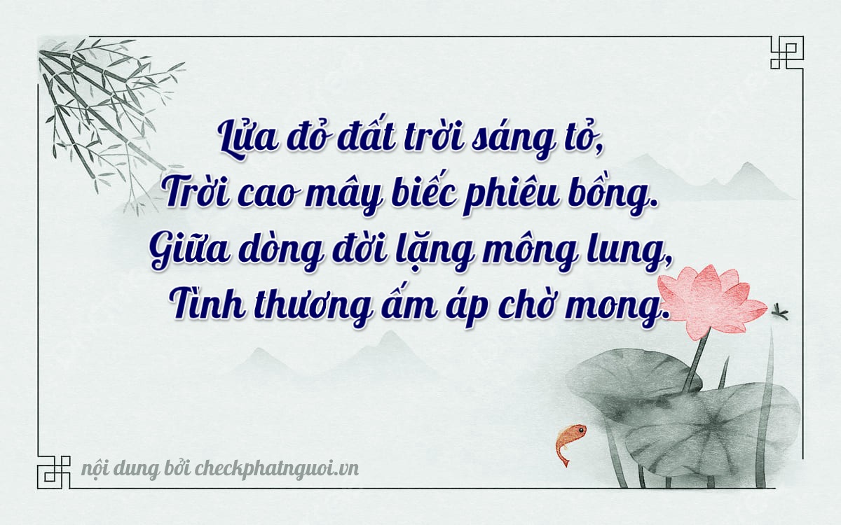 Bài thơ ý nghĩa cho <b>biển số 67M-35940</b> tại website checkphatnguoi.vn