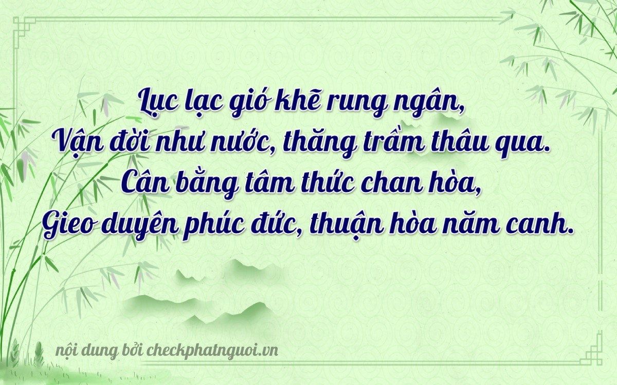 Bài thơ ý nghĩa cho <b>biển số 68686</b> tại website checkphatnguoi.vn