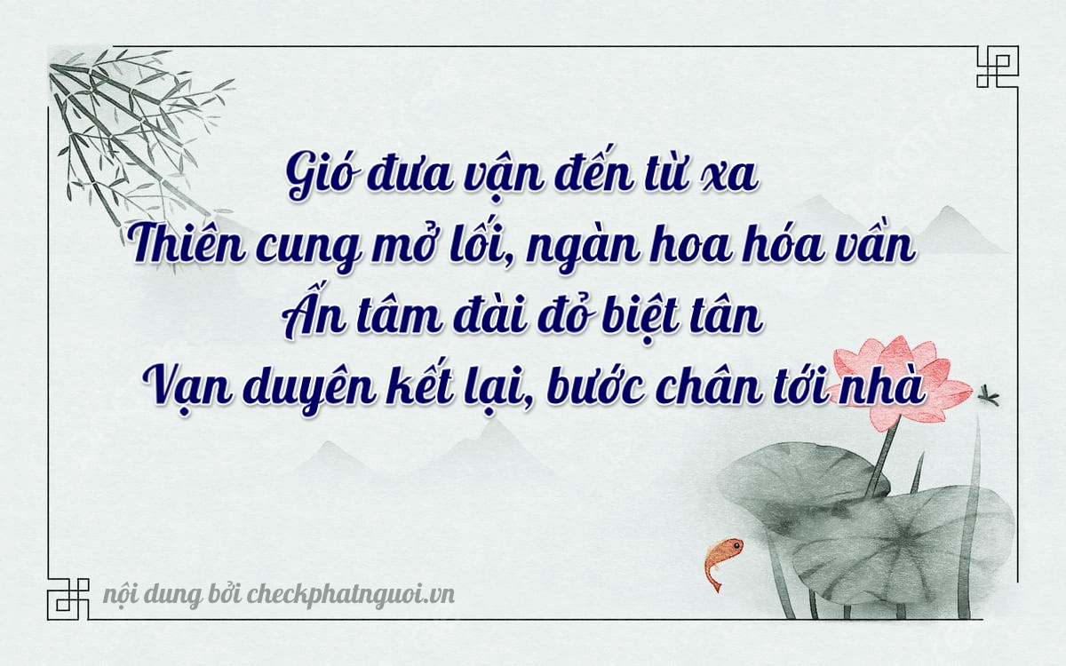 Bài thơ ý nghĩa cho <b>biển số 68A-13814</b> tại website checkphatnguoi.vn