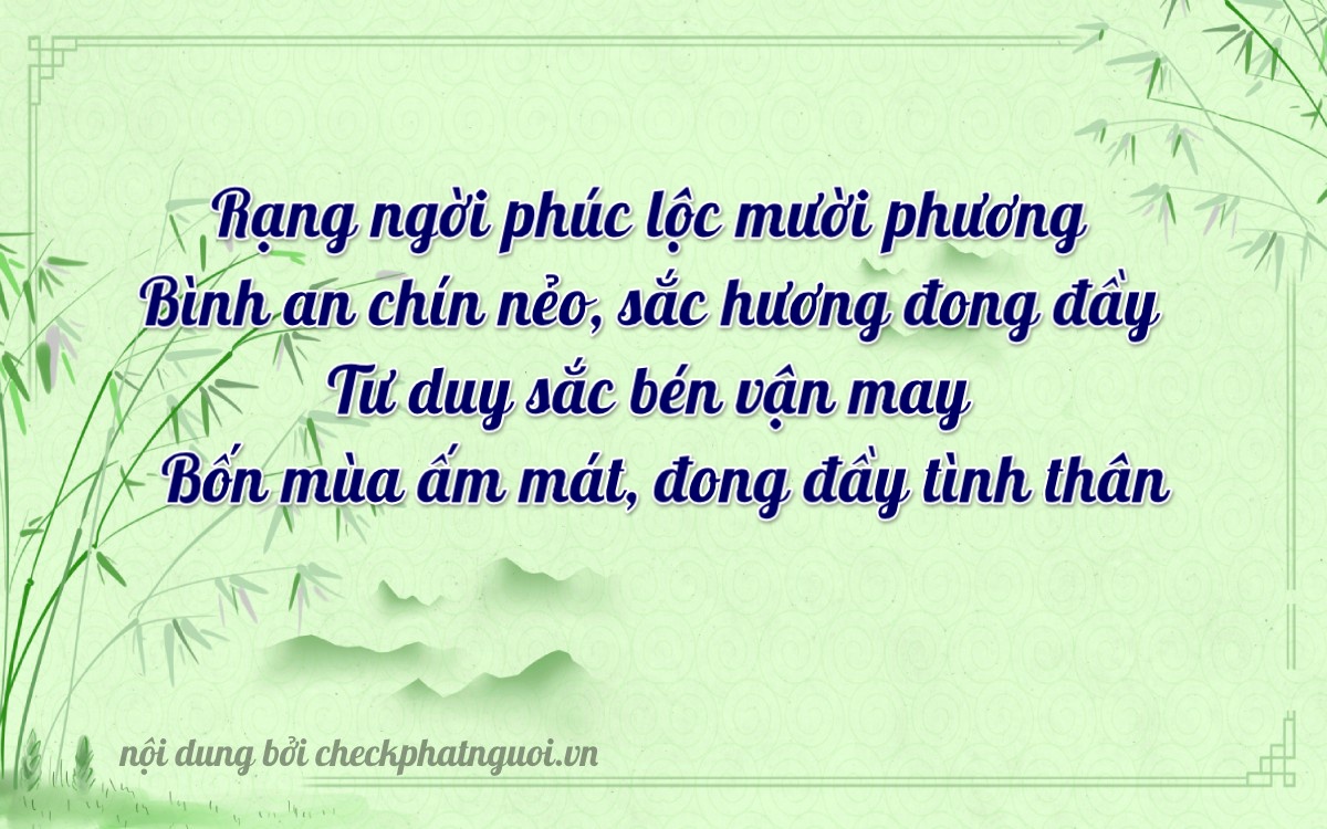 Bài thơ ý nghĩa cho <b>biển số 68A-15049</b> tại website checkphatnguoi.vn