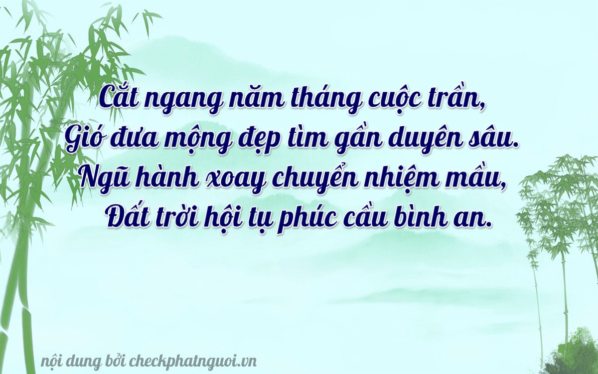 Bài thơ ý nghĩa cho <b>biển số 68A-19502</b> tại website checkphatnguoi.vn