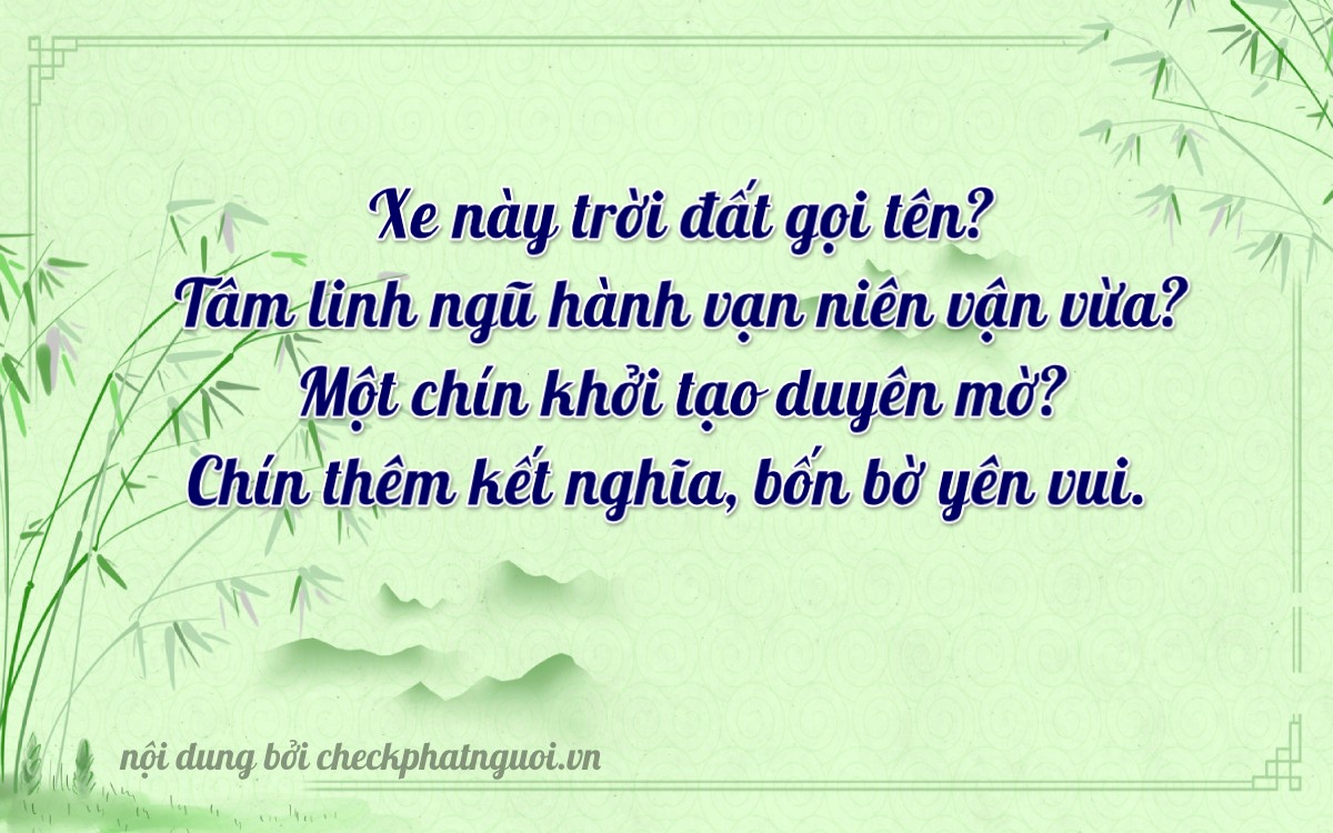 Bài thơ ý nghĩa cho <b>biển số 68A-19914</b> tại website checkphatnguoi.vn