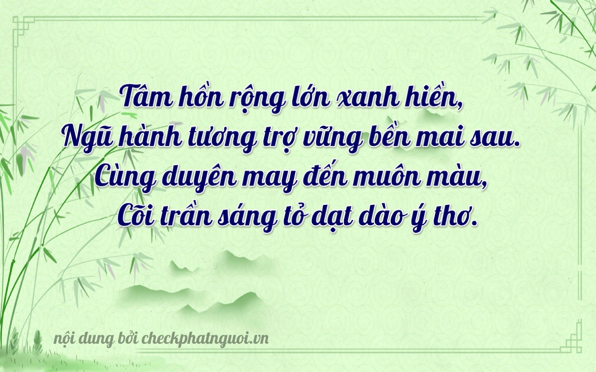 Bài thơ ý nghĩa cho <b>biển số 68A-20518</b> tại website checkphatnguoi.vn