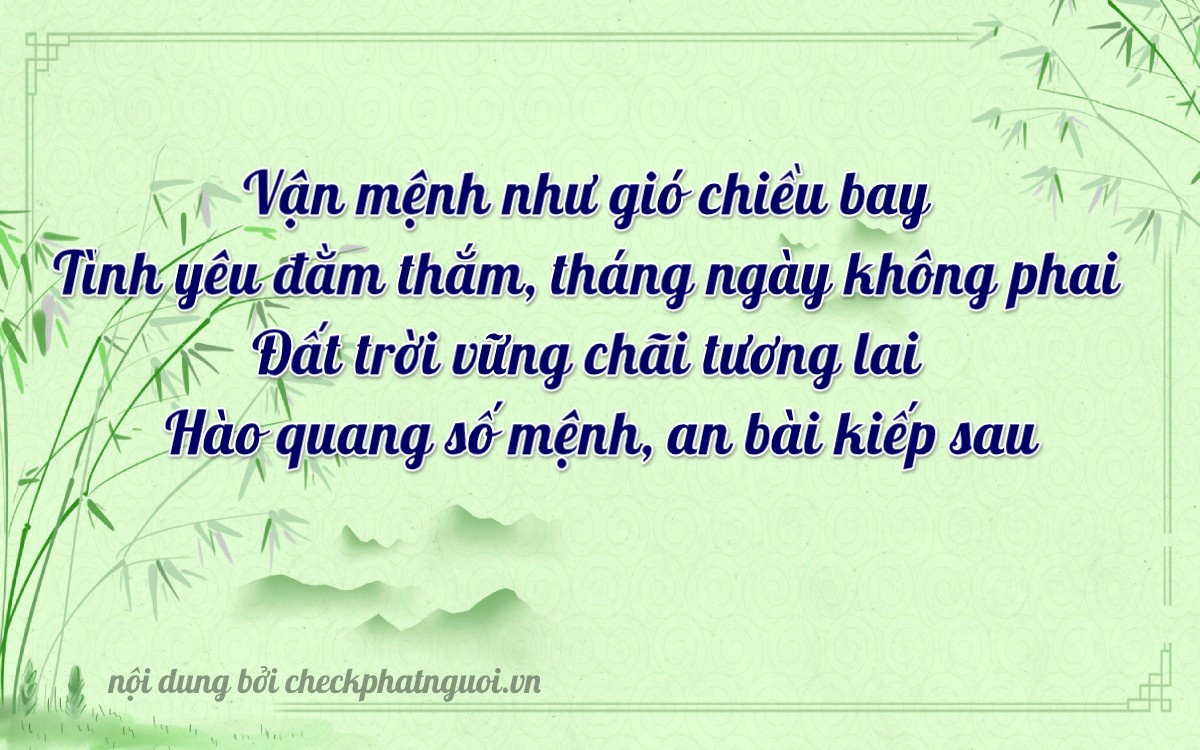 Bài thơ ý nghĩa cho <b>biển số 68A-27992</b> tại website checkphatnguoi.vn