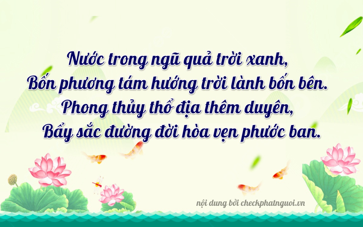 Bài thơ ý nghĩa cho <b>biển số 68A-30447</b> tại website checkphatnguoi.vn