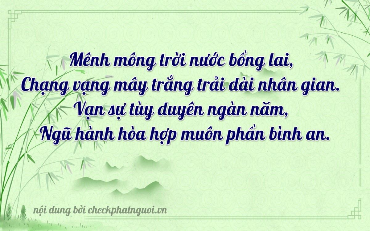 Bài thơ ý nghĩa cho <b>biển số 68A-33338</b> tại website checkphatnguoi.vn