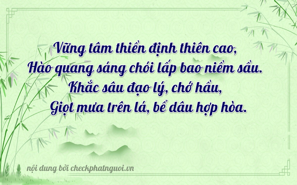 Bài thơ ý nghĩa cho <b>biển số 68A-34808</b> tại website checkphatnguoi.vn