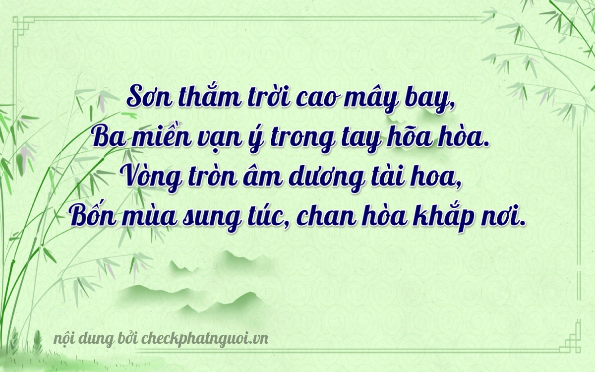 Bài thơ ý nghĩa cho <b>biển số 68A-35976</b> tại website checkphatnguoi.vn