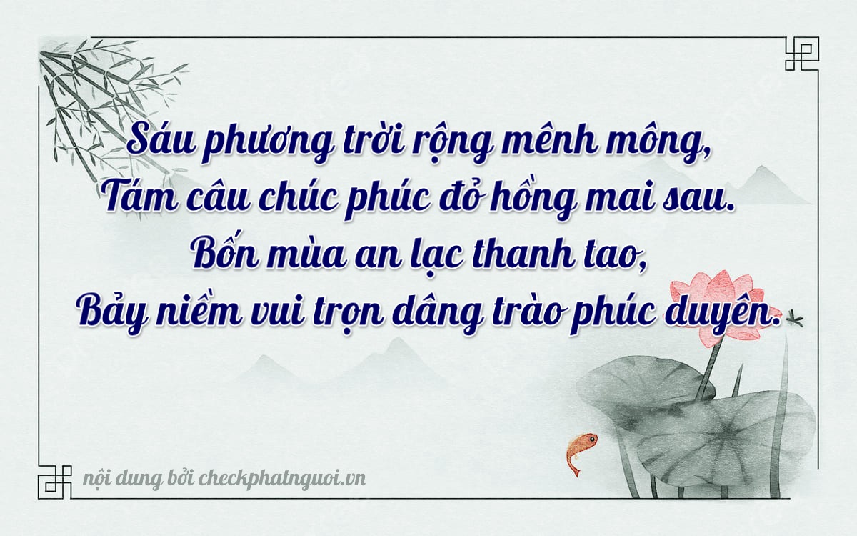 Bài thơ ý nghĩa cho <b>biển số 68A-68473</b> tại website checkphatnguoi.vn