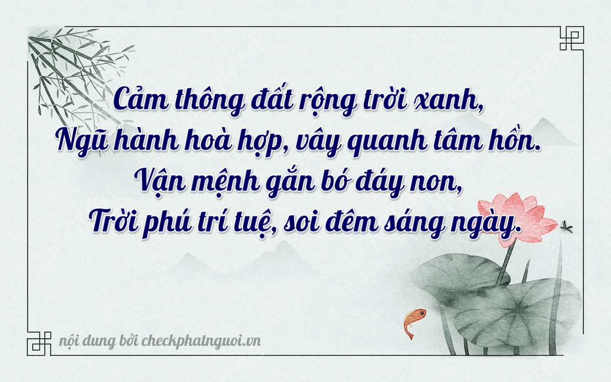 Bài thơ ý nghĩa cho <b>biển số 68AB-08299</b> tại website checkphatnguoi.vn