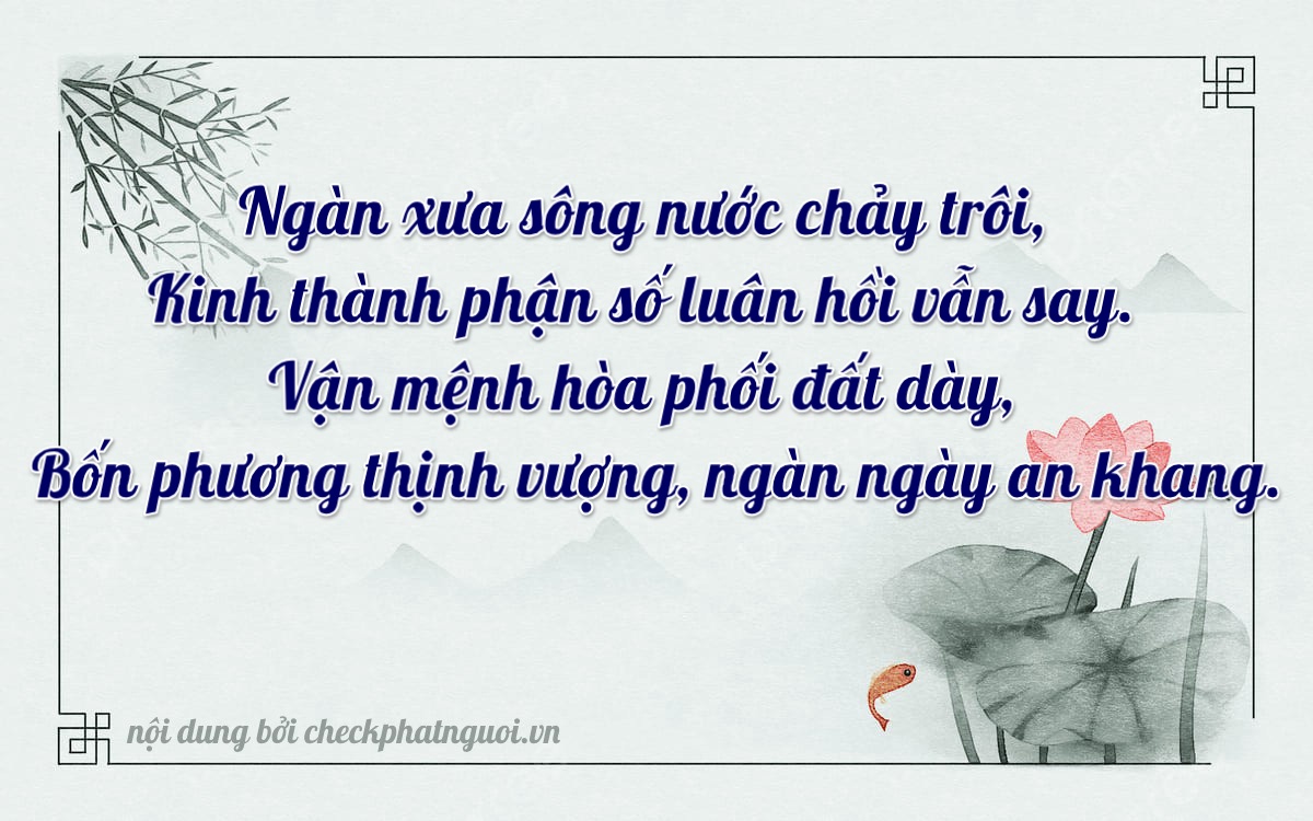 Bài thơ ý nghĩa cho <b>biển số 68AB-17091</b> tại website checkphatnguoi.vn