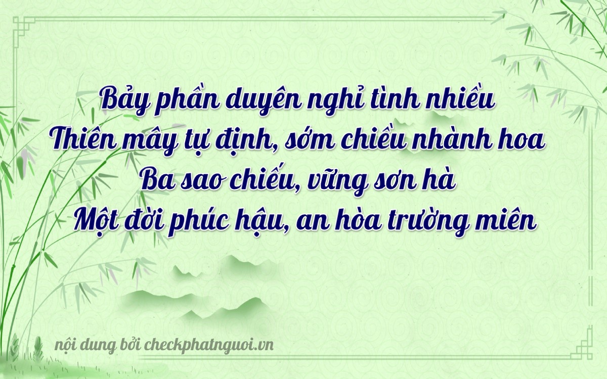 Bài thơ ý nghĩa cho <b>biển số 68AB-57324</b> tại website checkphatnguoi.vn
