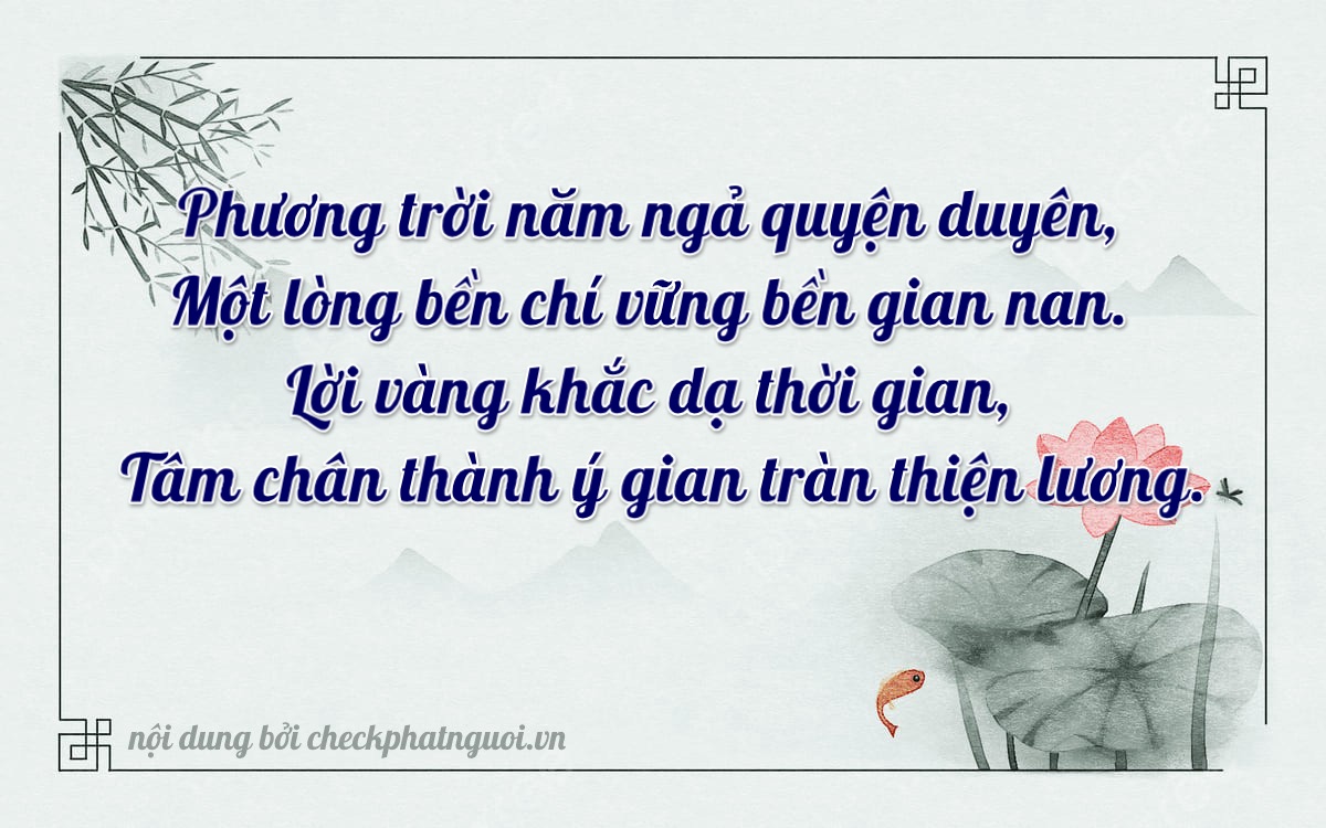 Bài thơ ý nghĩa cho <b>biển số 68B-13517</b> tại website checkphatnguoi.vn