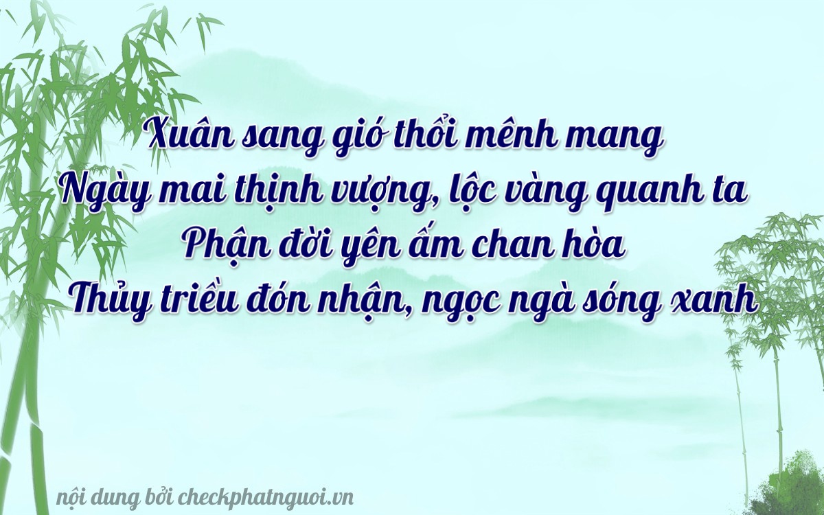 Bài thơ ý nghĩa cho <b>biển số 68E1-10368</b> tại website checkphatnguoi.vn