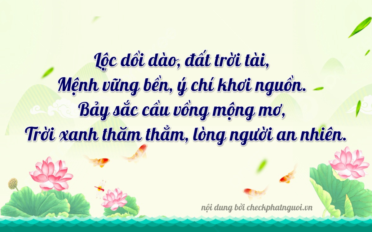 Bài thơ ý nghĩa cho <b>biển số 68E1-64977</b> tại website checkphatnguoi.vn