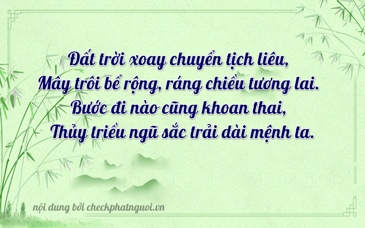 Bài thơ ý nghĩa cho <b>biển số 68FA-70180</b> tại website checkphatnguoi.vn