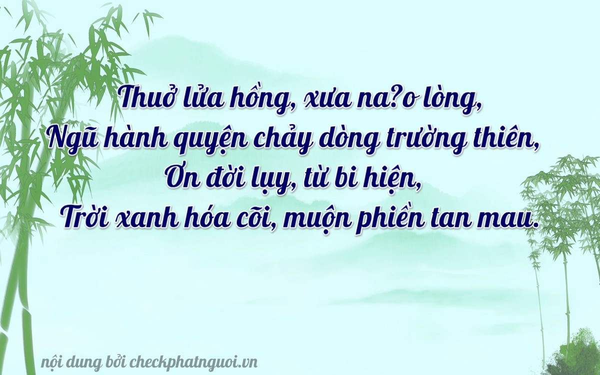 Bài thơ ý nghĩa cho <b>biển số 68HA-05459</b> tại website checkphatnguoi.vn