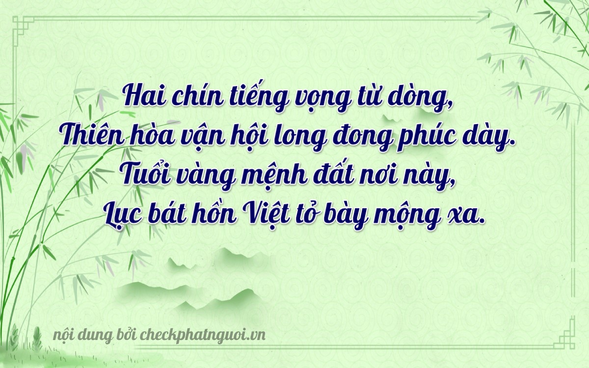 Bài thơ ý nghĩa cho <b>biển số 68L1-29186</b> tại website checkphatnguoi.vn