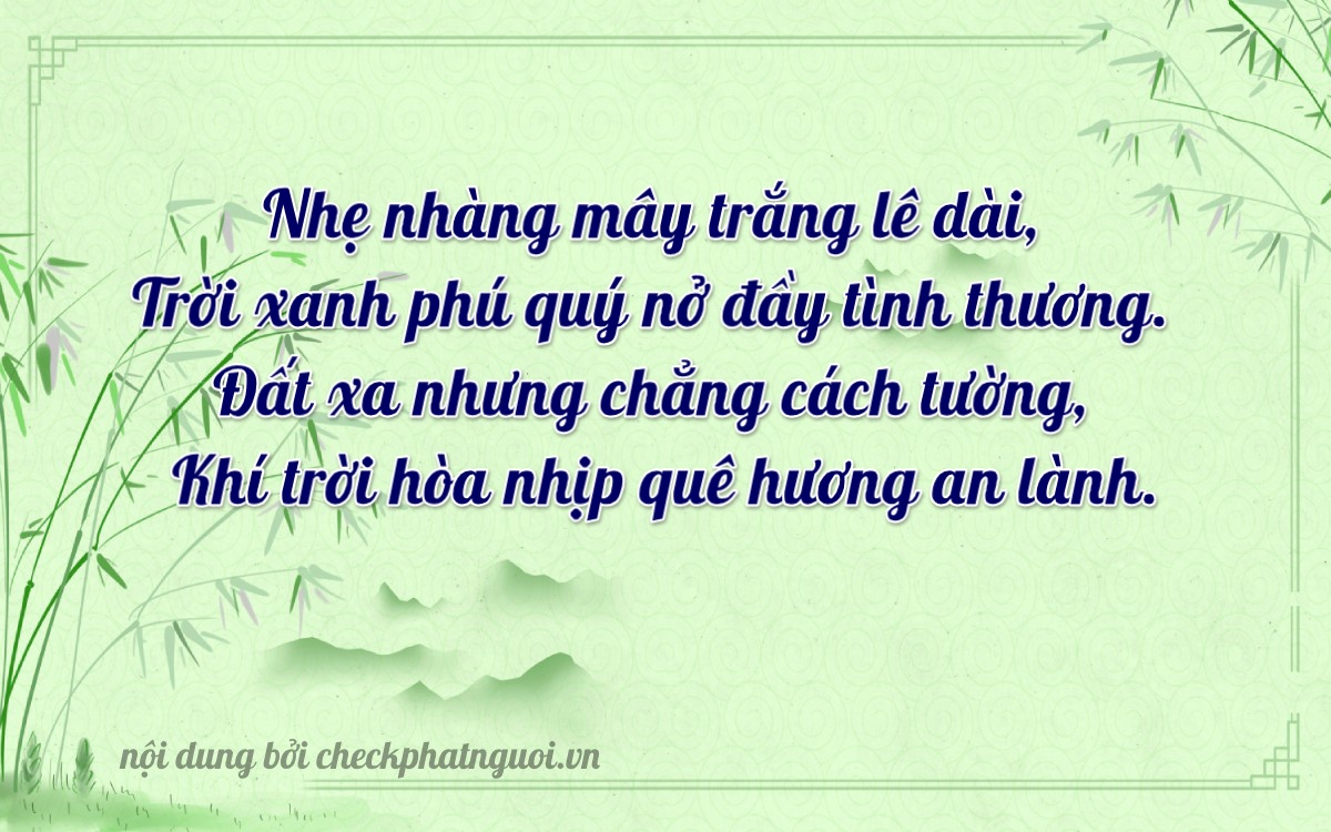 Bài thơ ý nghĩa cho <b>biển số 68N1-32677</b> tại website checkphatnguoi.vn