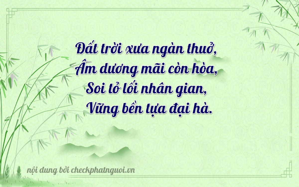 Bài thơ ý nghĩa cho <b>biển số 68P1-67974</b> tại website checkphatnguoi.vn