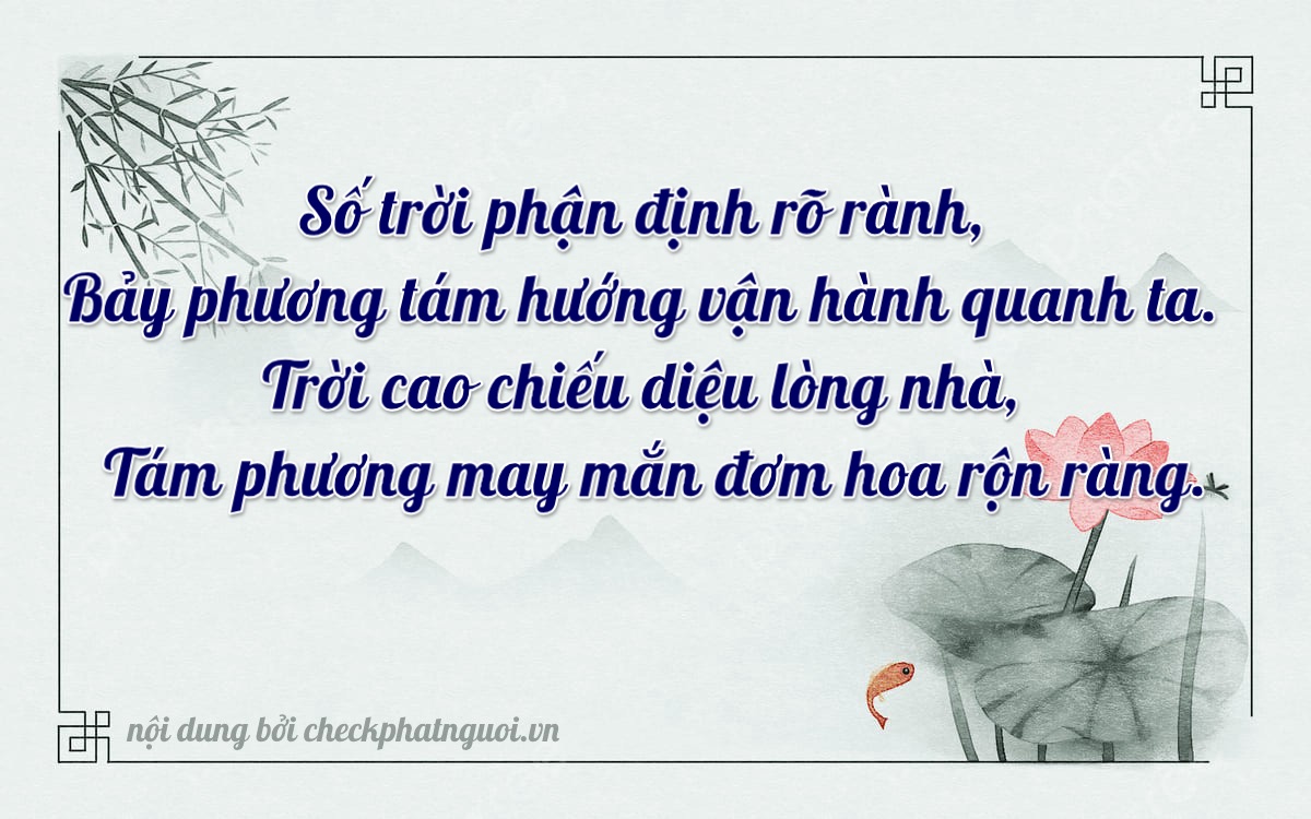 Bài thơ ý nghĩa cho <b>biển số 68S1-71864</b> tại website checkphatnguoi.vn