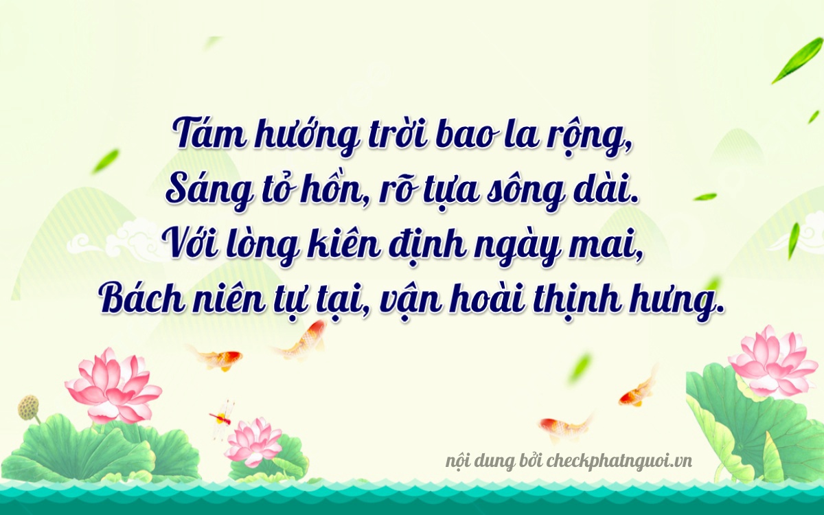 Bài thơ ý nghĩa cho <b>biển số 68SA-01880</b> tại website checkphatnguoi.vn