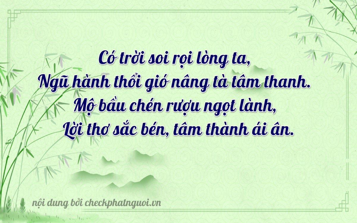 Bài thơ ý nghĩa cho <b>biển số 68X1-02529</b> tại website checkphatnguoi.vn