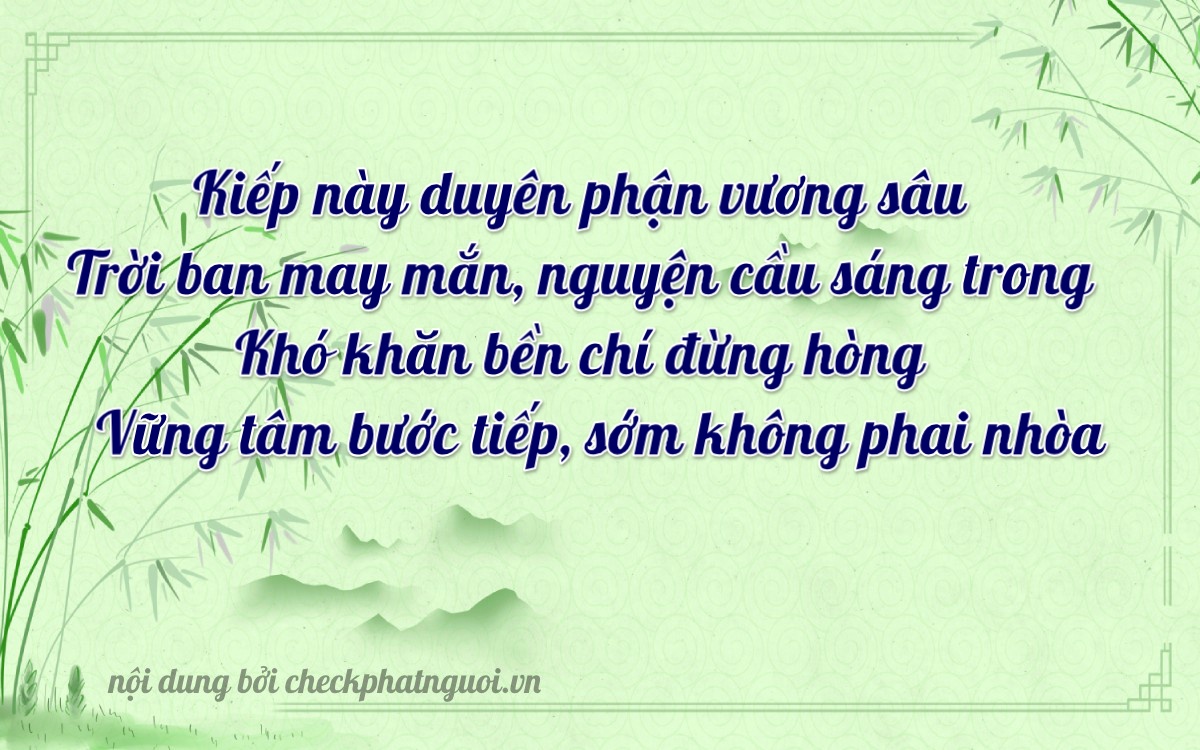 Bài thơ ý nghĩa cho <b>biển số 68X1-10999</b> tại website checkphatnguoi.vn