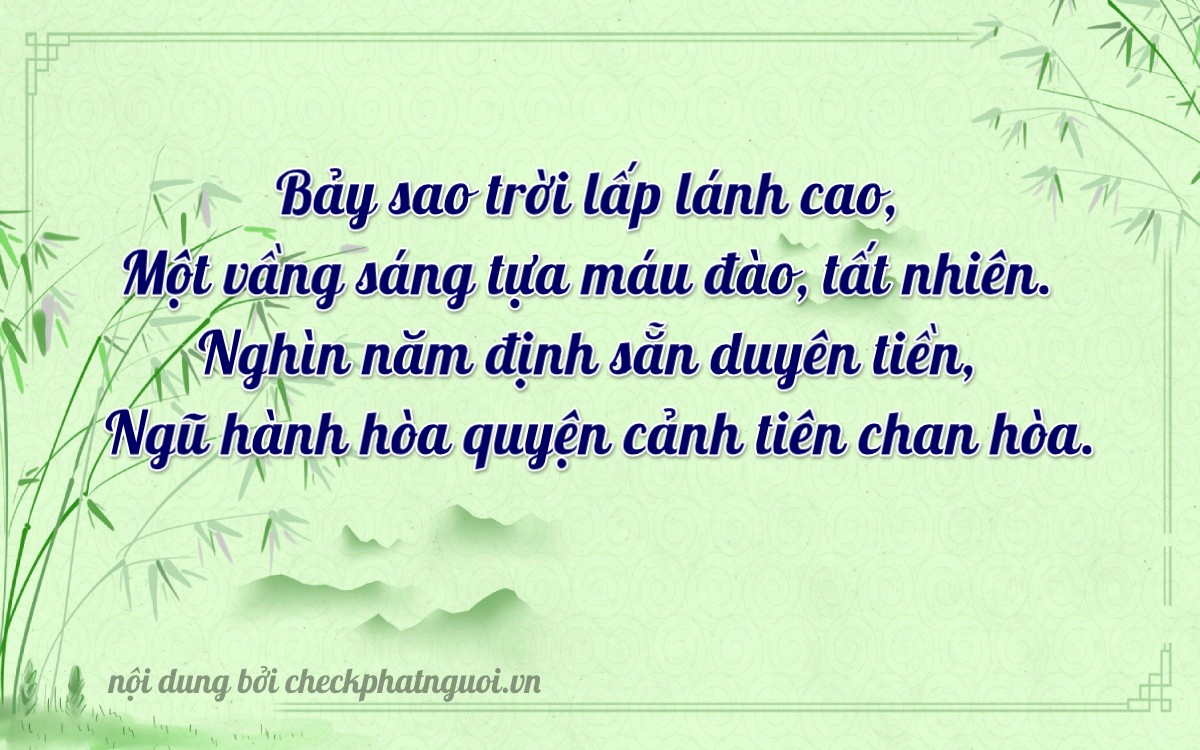 Bài thơ ý nghĩa cho <b>biển số 68X1-20785</b> tại website checkphatnguoi.vn
