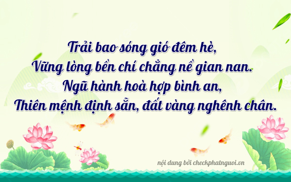 Bài thơ ý nghĩa cho <b>biển số 69A-06979</b> tại website checkphatnguoi.vn