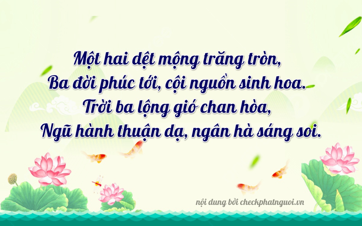 Bài thơ ý nghĩa cho <b>biển số 69A-13203</b> tại website checkphatnguoi.vn