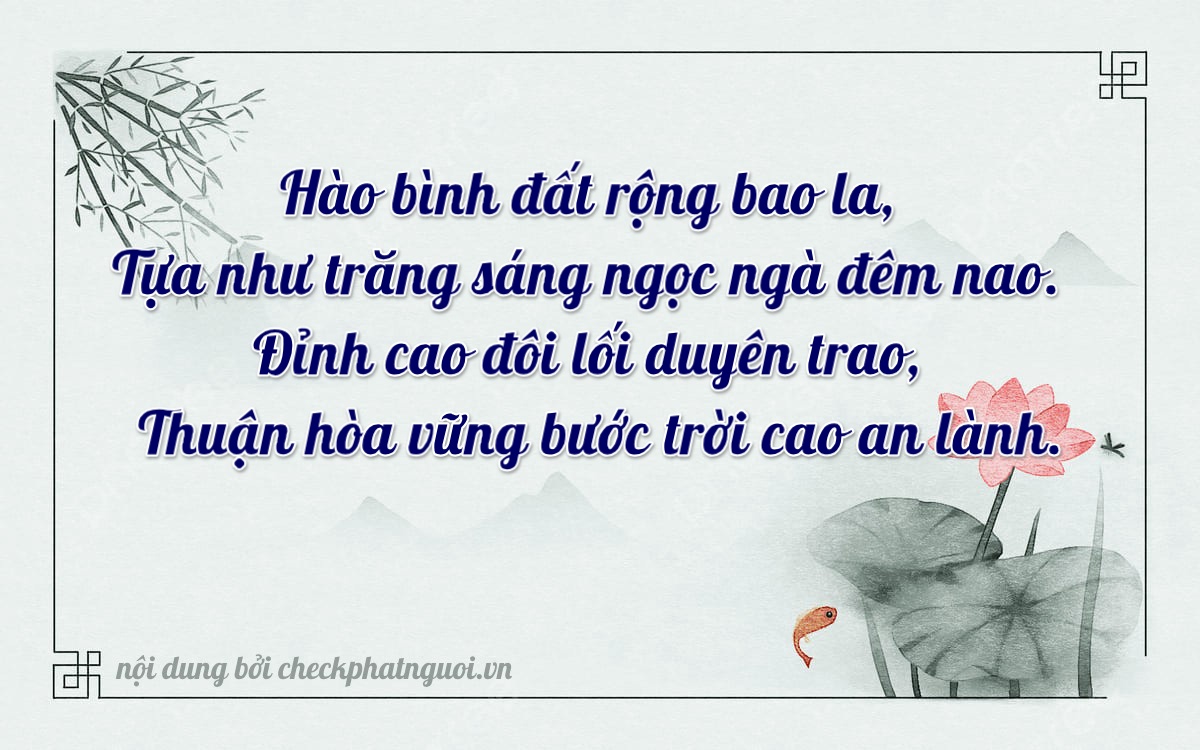 Bài thơ ý nghĩa cho <b>biển số 69AA-04627</b> tại website checkphatnguoi.vn