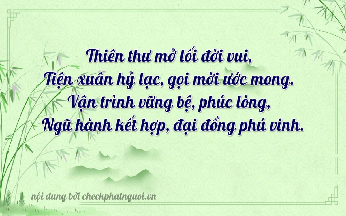 Bài thơ ý nghĩa cho <b>biển số 69AA-10003</b> tại website checkphatnguoi.vn
