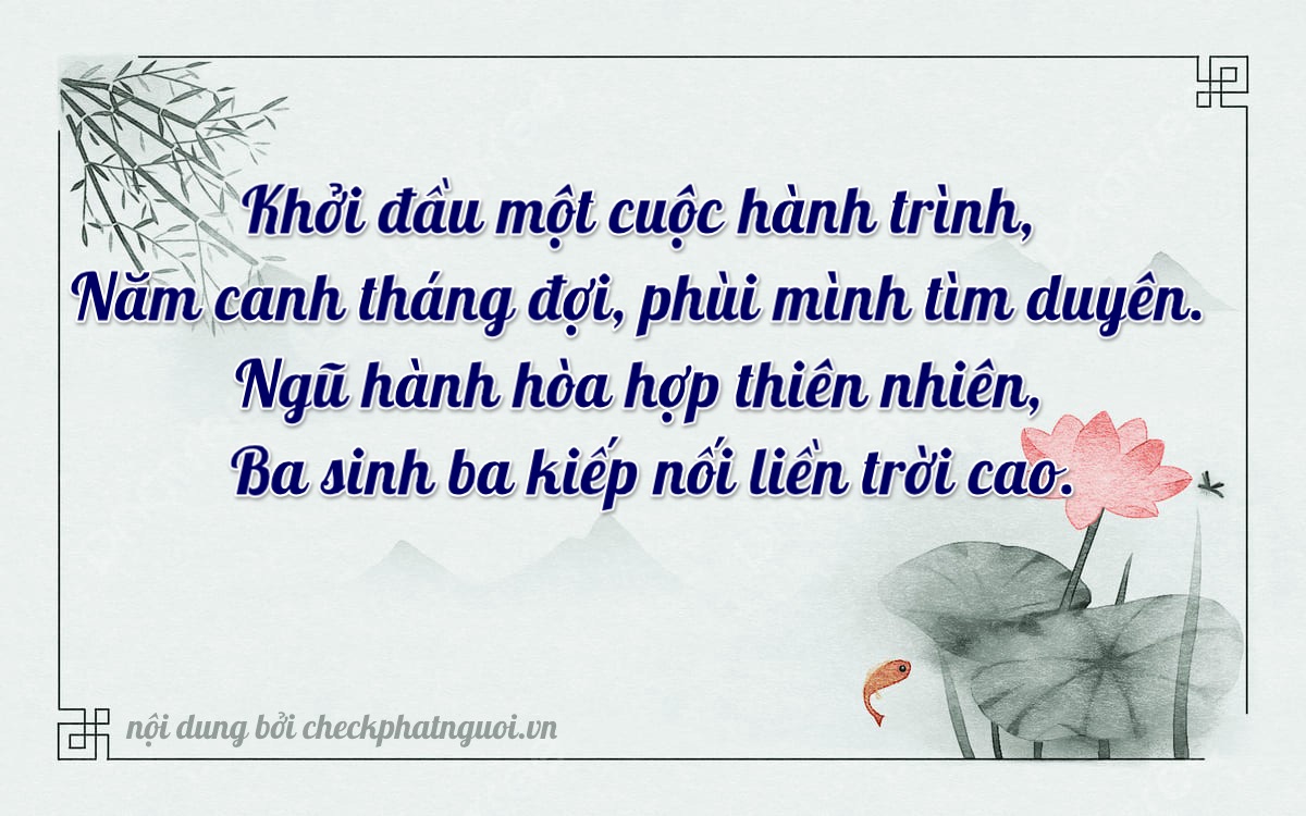 Bài thơ ý nghĩa cho <b>biển số 69AA-15133</b> tại website checkphatnguoi.vn