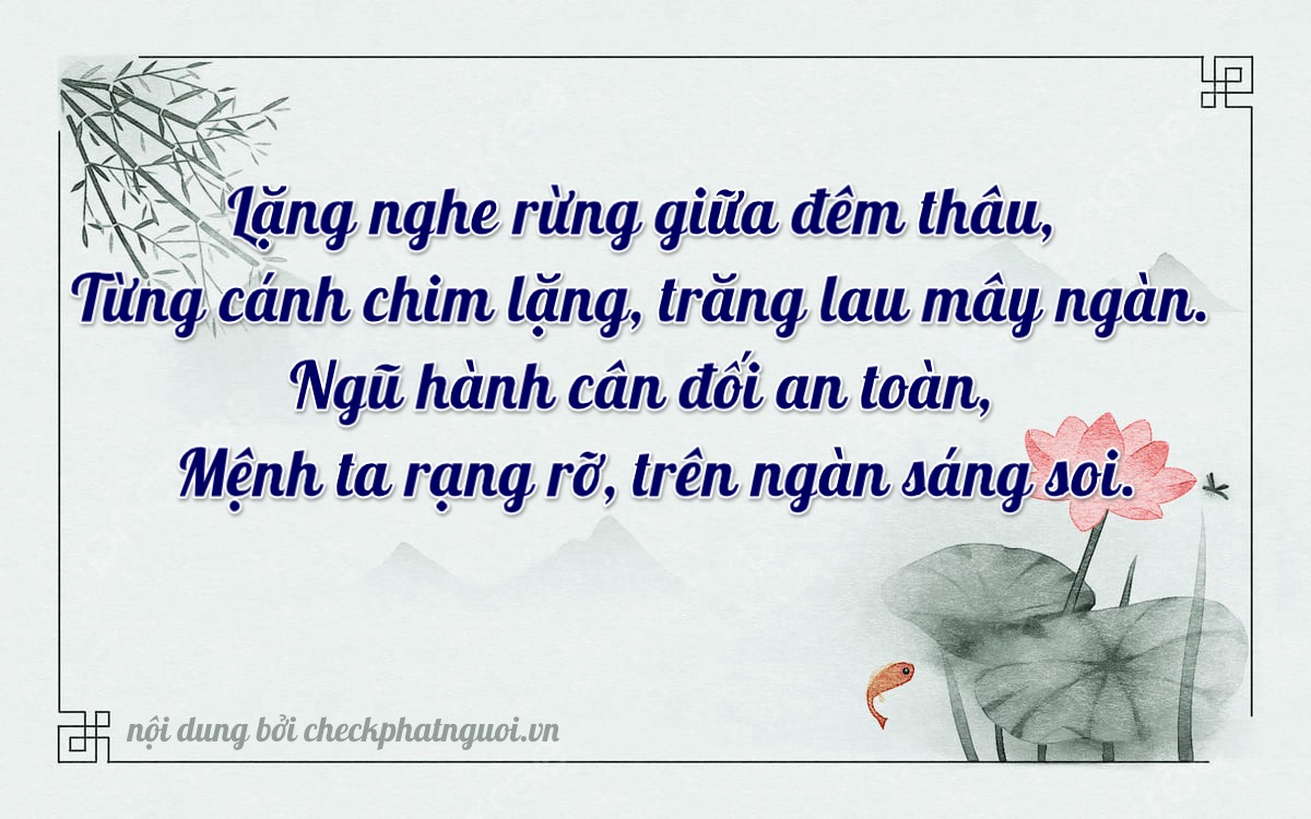 Bài thơ ý nghĩa cho <b>biển số 69AC-15380</b> tại website checkphatnguoi.vn