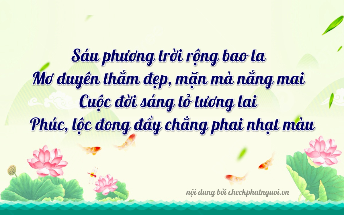 Bài thơ ý nghĩa cho <b>biển số 69D1-07048</b> tại website checkphatnguoi.vn