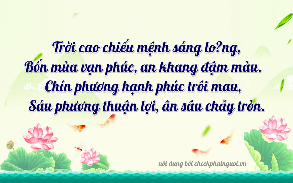 Bài thơ ý nghĩa cho <b>biển số 69D1-44064</b> tại website checkphatnguoi.vn