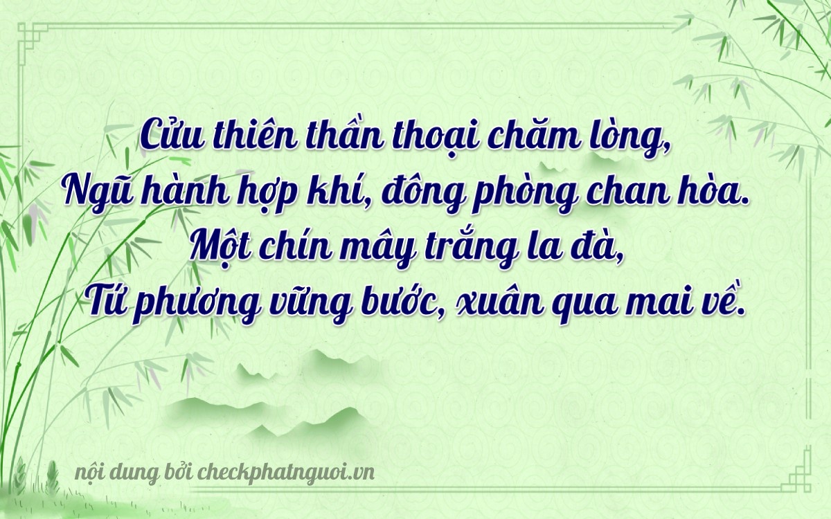 Bài thơ ý nghĩa cho <b>biển số 69E1-15964</b> tại website checkphatnguoi.vn