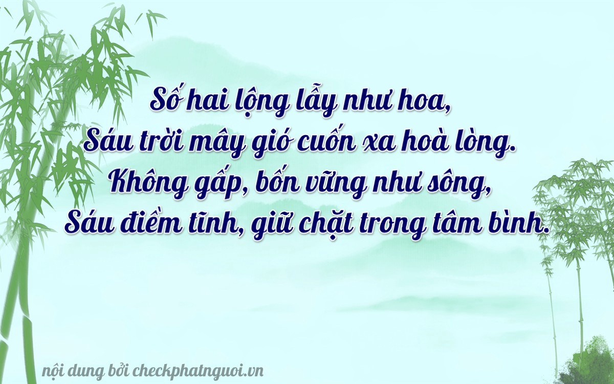 Bài thơ ý nghĩa cho <b>biển số 69E1-26046</b> tại website checkphatnguoi.vn