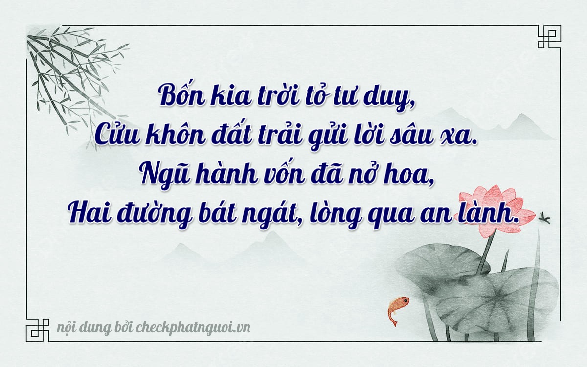 Bài thơ ý nghĩa cho <b>biển số 69E1-49529</b> tại website checkphatnguoi.vn