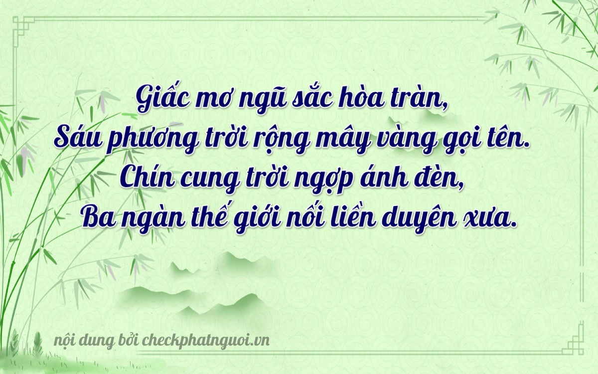 Bài thơ ý nghĩa cho <b>biển số 69F-06935</b> tại website checkphatnguoi.vn