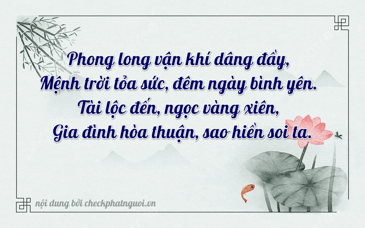 Bài thơ ý nghĩa cho <b>biển số 69F1-68330</b> tại website checkphatnguoi.vn