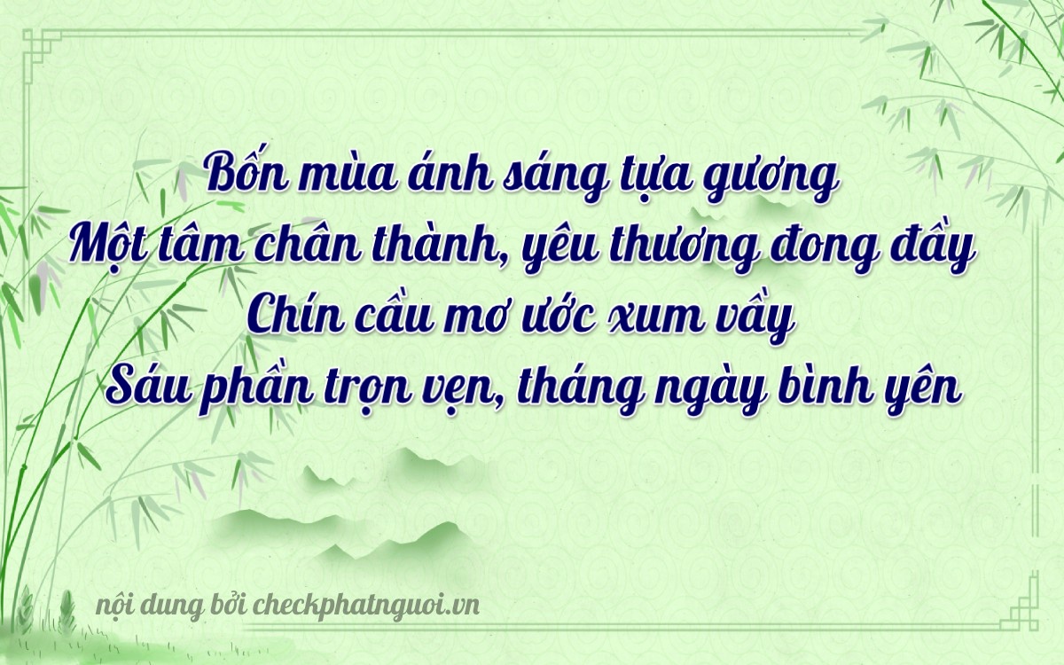 Bài thơ ý nghĩa cho <b>biển số 69H1-41966</b> tại website checkphatnguoi.vn