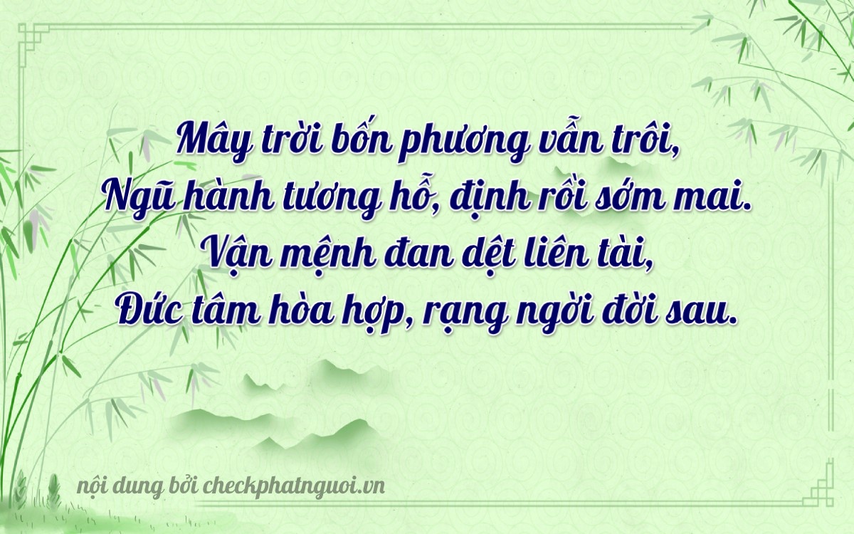 Bài thơ ý nghĩa cho <b>biển số 70440</b> tại website checkphatnguoi.vn