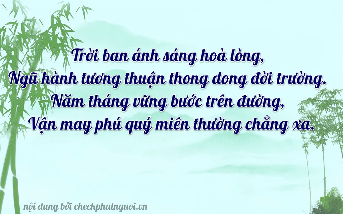 Bài thơ ý nghĩa cho <b>biển số 70A-02707</b> tại website checkphatnguoi.vn