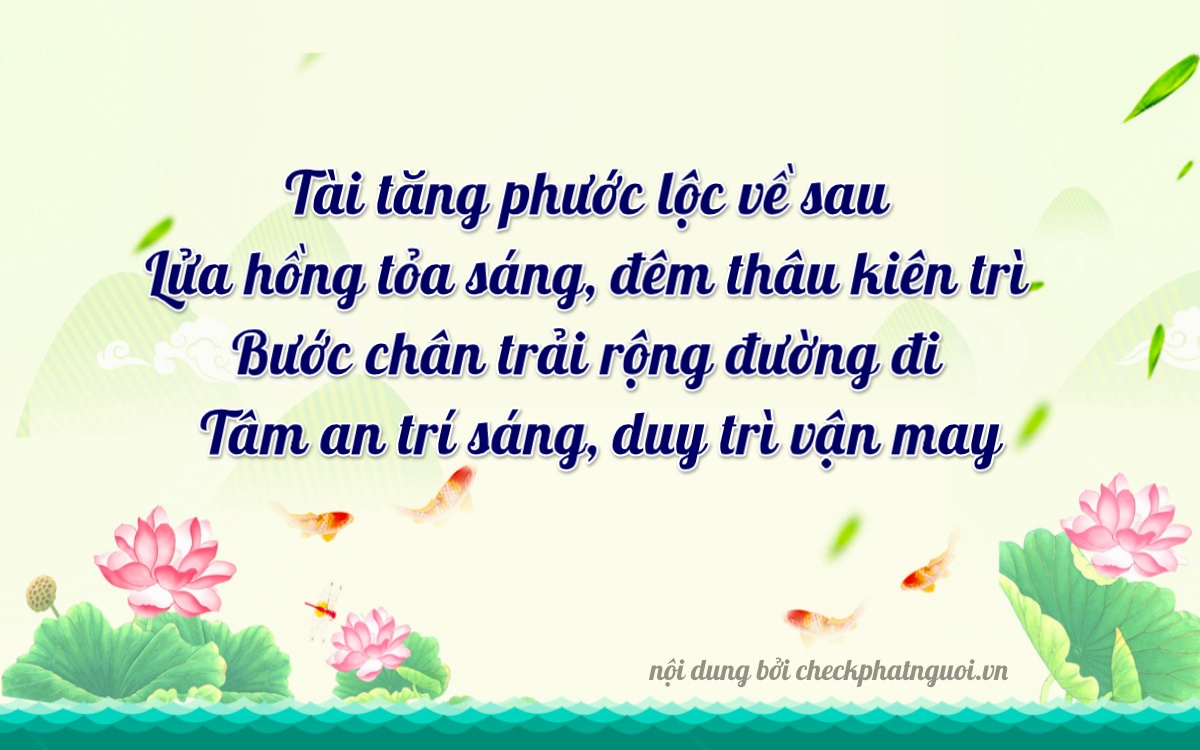 Bài thơ ý nghĩa cho <b>biển số 70A-11053</b> tại website checkphatnguoi.vn