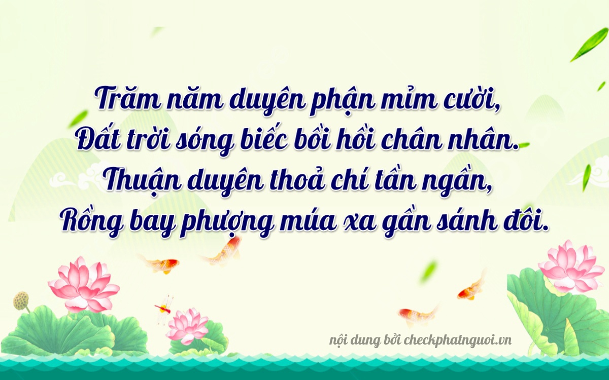 Bài thơ ý nghĩa cho <b>biển số 70A-19853</b> tại website checkphatnguoi.vn