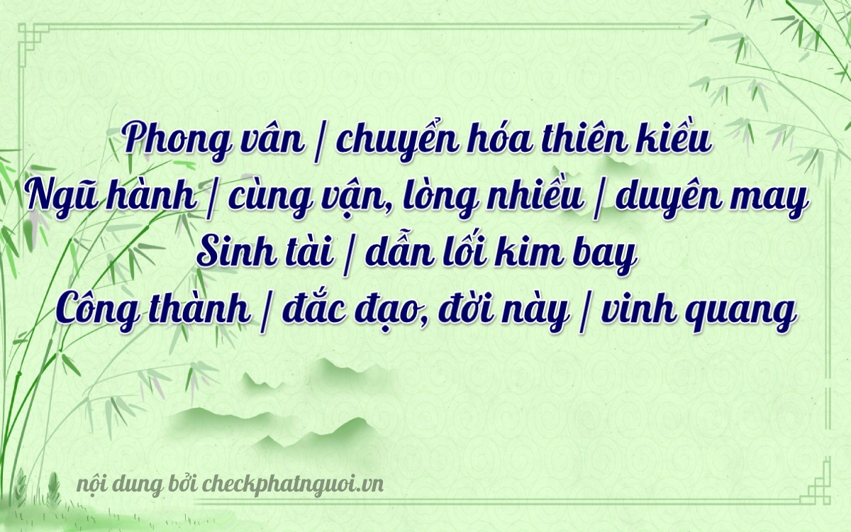 Bài thơ ý nghĩa cho <b>biển số 70A-30775</b> tại website checkphatnguoi.vn