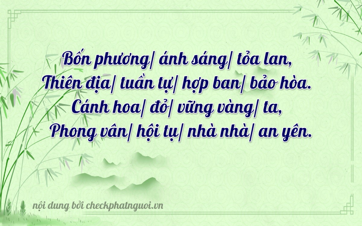 Bài thơ ý nghĩa cho <b>biển số 70A-33294</b> tại website checkphatnguoi.vn